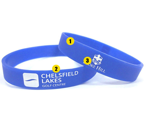 printed silicone wristbands with our advantages